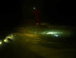  En la gruta de Choranche 